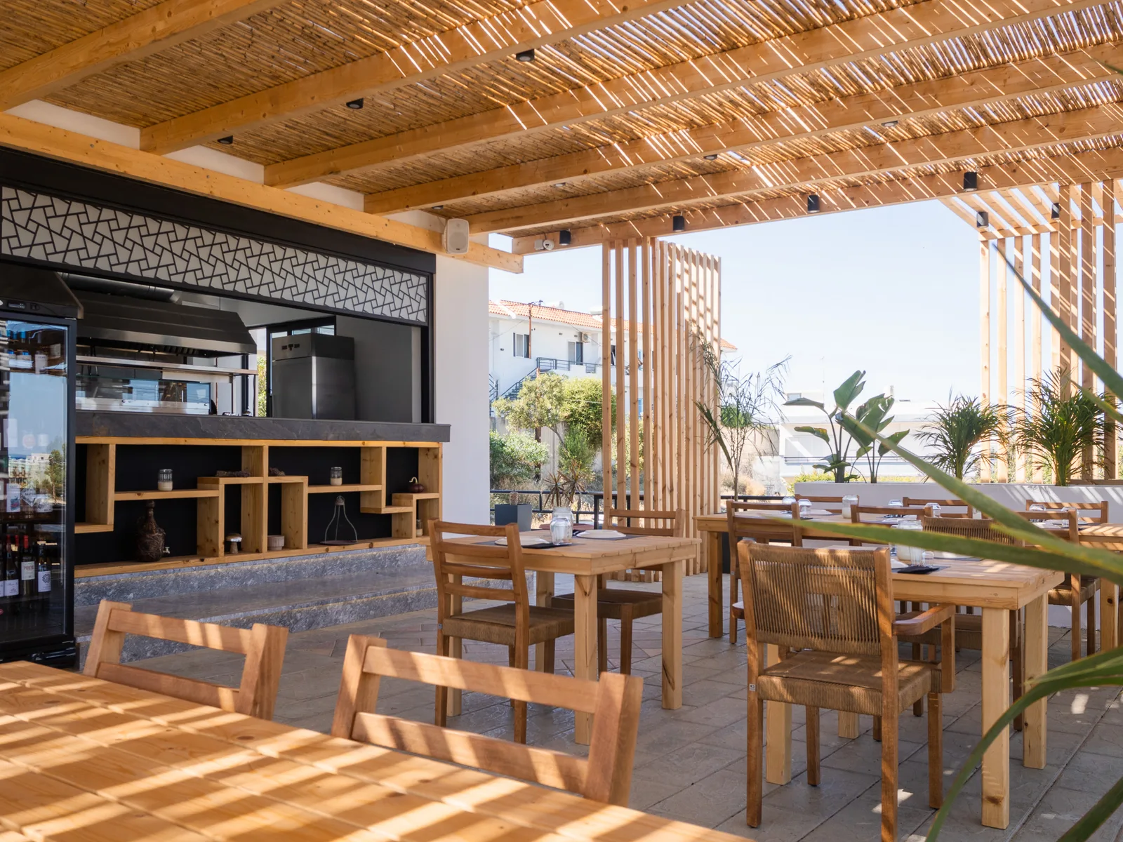 Eterna’s open dining room and kitchen
