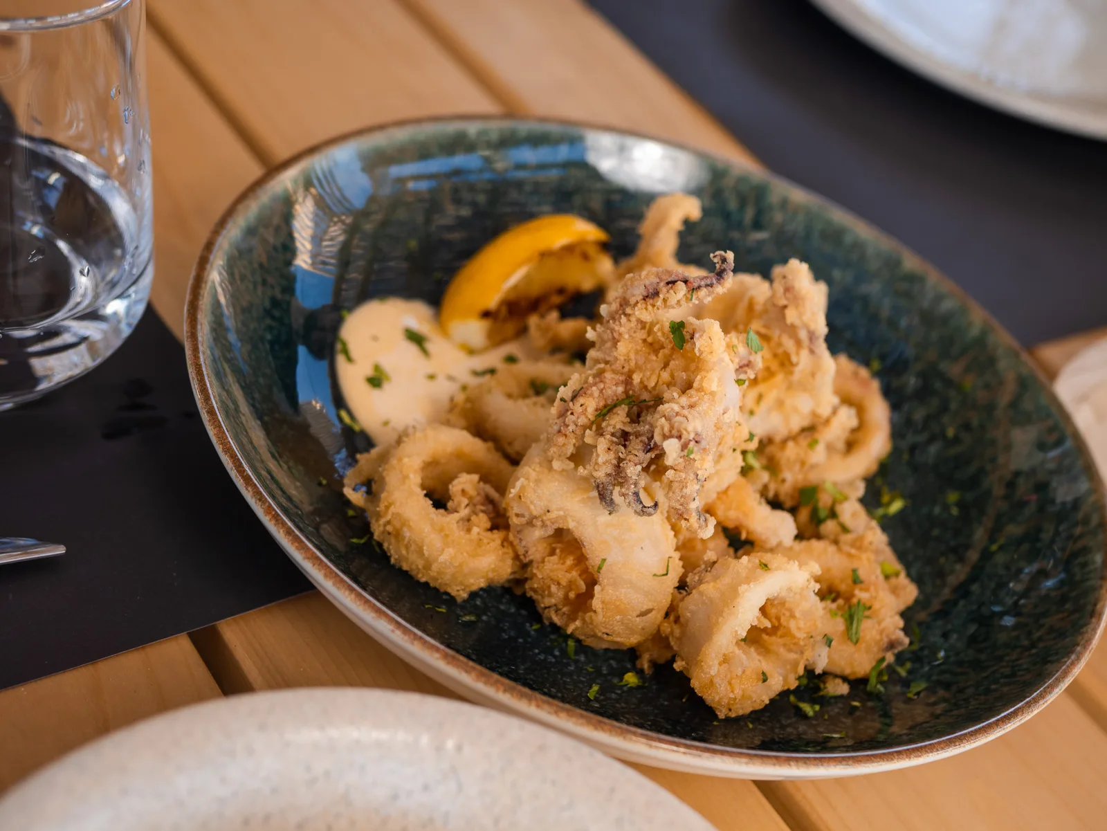 A plate of fried calamari at Eterna