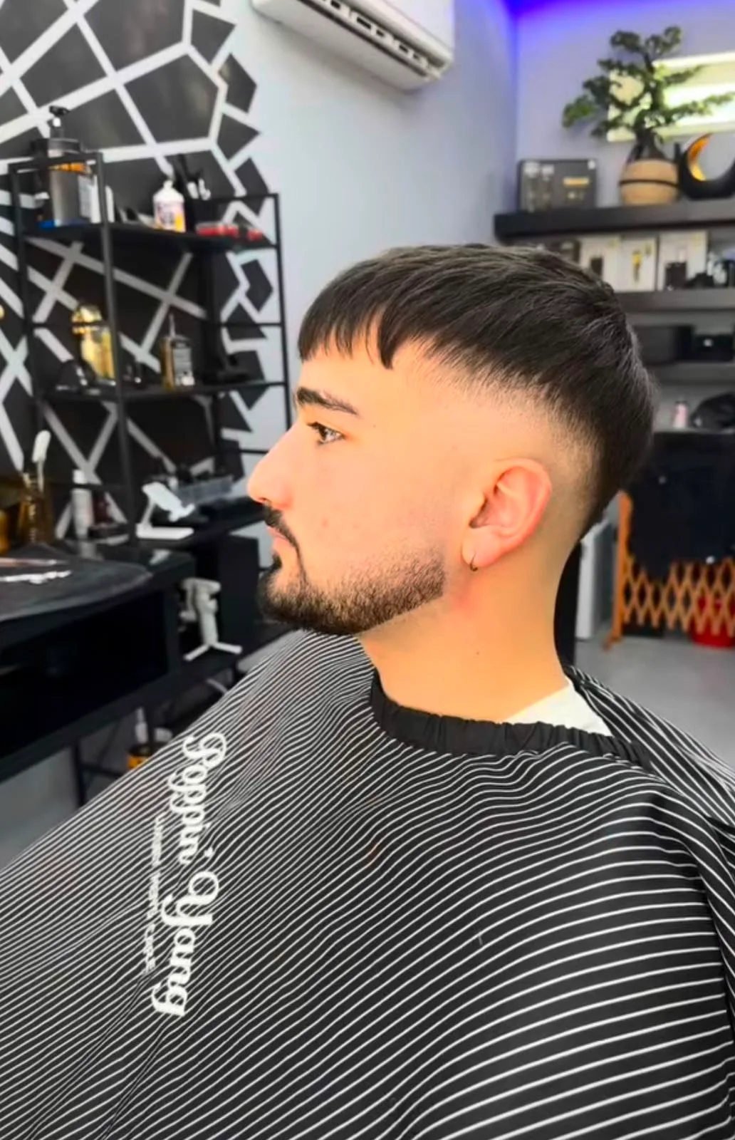 A sharp fade and beard at Fade O’Clock