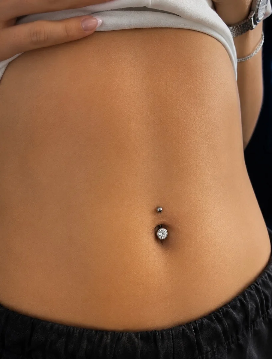Navel piercing jewellery