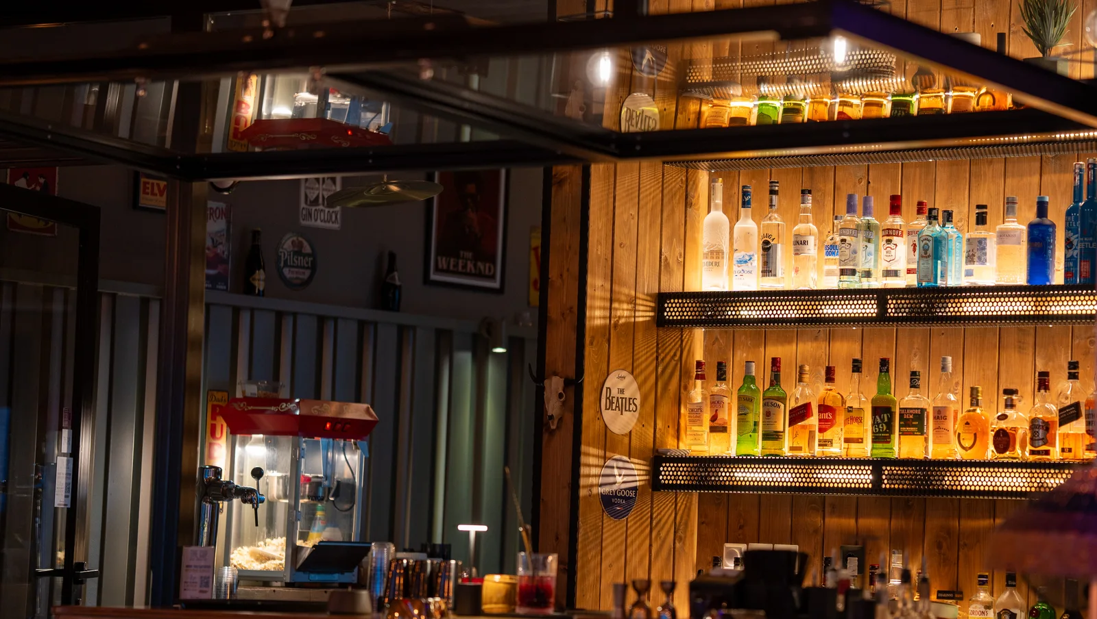 The Cup’s illuminated bar